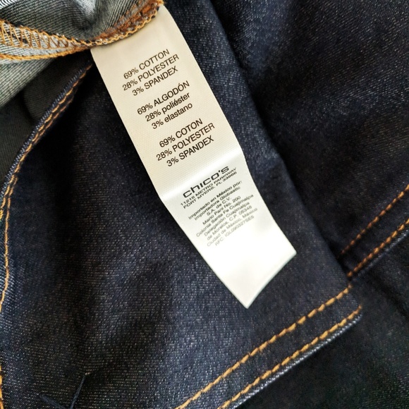 NWT Chico's Denim Dream Wash Vest - S - Picture 8 of 8